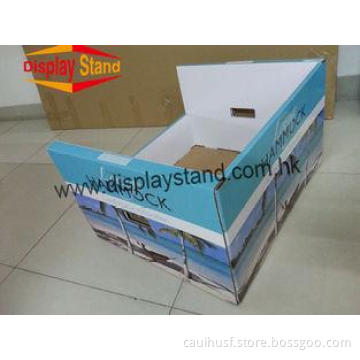 Laminated Clothes box Corrugated Cardboard Display Shelf fo